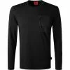 Strellson Longsleeve Kieran 30028067/001 Baumwolle, Schwarz