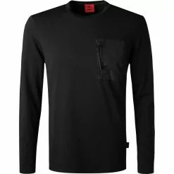 Strellson Longsleeve Kieran 30028067/001 Baumwolle, Schwarz