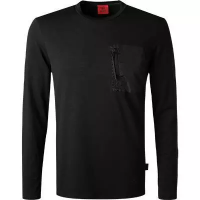 Strellson Longsleeve Kieran 30028067/001 Baumwolle, Schwarz 2 Strellson Longsleeve Kieran 30028067/001 Baumwolle, Schwarz – Bild 2