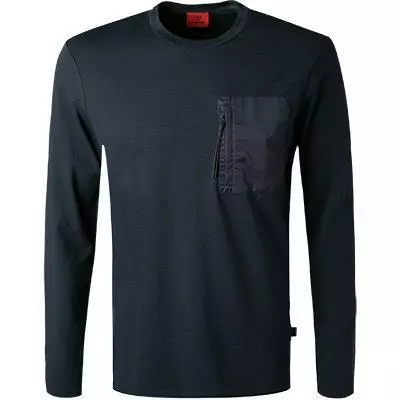 Strellson Longsleeve Kieran 30028067/401 Baumwolle, Dunkelblau 2 Strellson Longsleeve Kieran 30028067/401 Baumwolle, Dunkelblau – Bild 2
