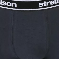 Strellson Shorts 3er Pack 531476/754 Trunks, Baumwoll-Stretch, Oliv-navy gemustert, Oliv -Wäsche Verkaufsshop 376025 norm6