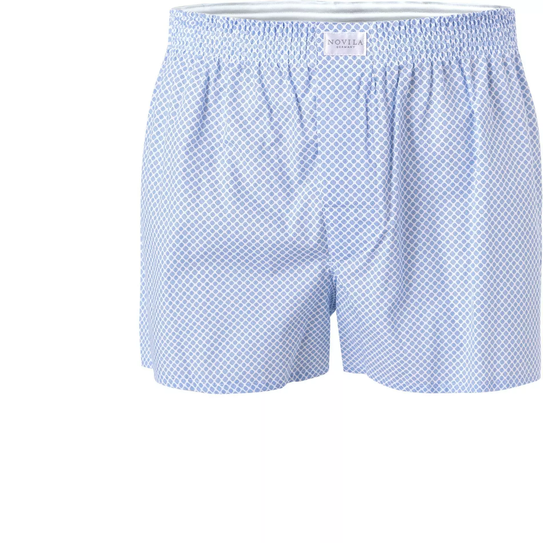 Novila Boxershorts 8677/055/102 Baumwolle, Hellblau gemustert, Hellblau 1 Novila Boxershorts 8677/055/102 Baumwolle, Hellblau gemustert, Hellblau