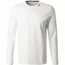 KARL LAGERFELD T-Shirt 755019/0/512221/10 Longsleeve, Baumwolle, Weiß