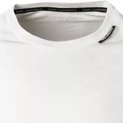 KARL LAGERFELD T-Shirt 755019/0/512221/10 Longsleeve, Baumwolle, Weiß -Wäsche Verkaufsshop 376247 norm2
