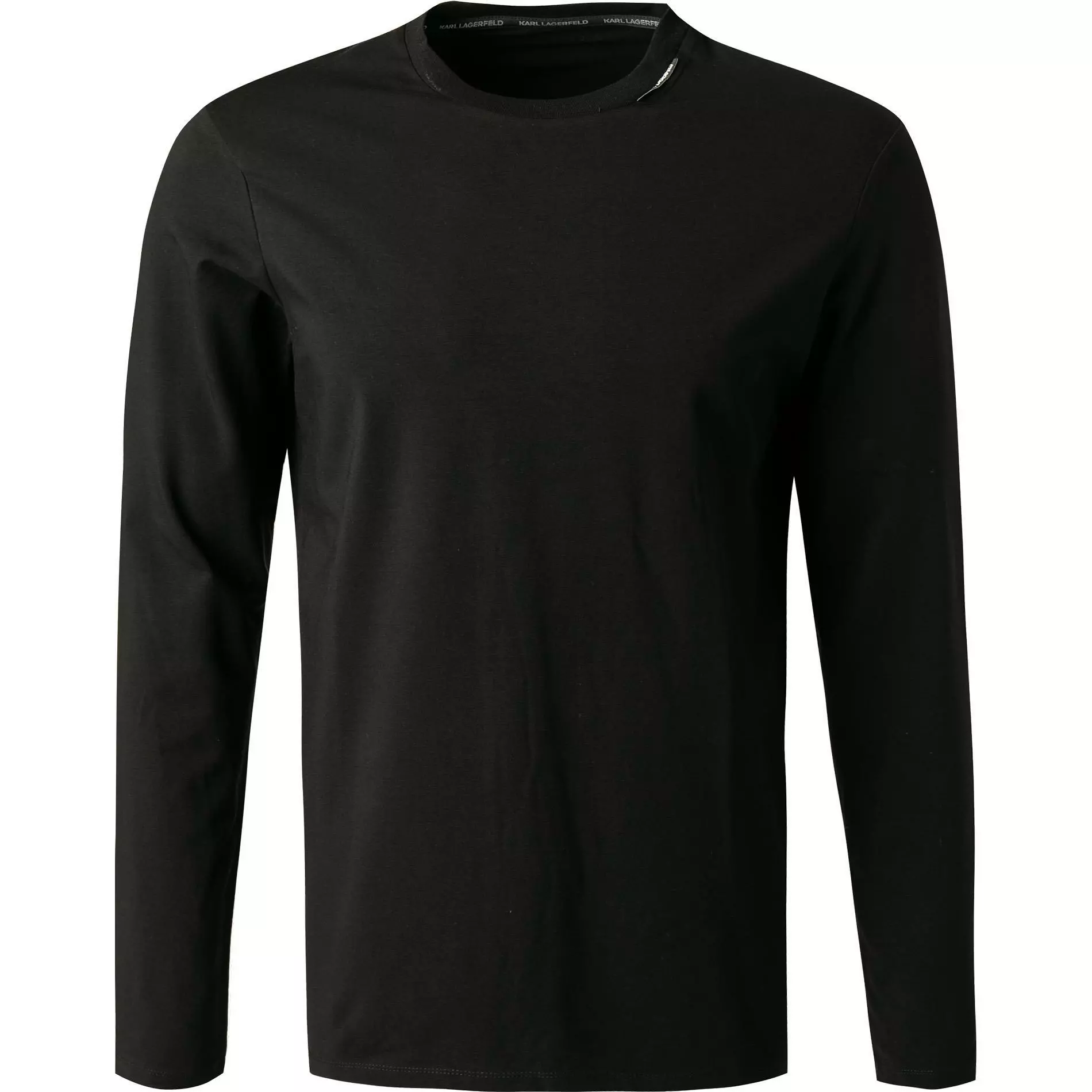 KARL LAGERFELD T-Shirt 755019/0/512221/990 Longsleeve, Baumwolle, Schwarz 1 KARL LAGERFELD T-Shirt 755019/0/512221/990 Longsleeve, Baumwolle, Schwarz