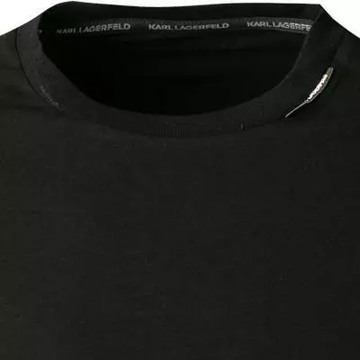 KARL LAGERFELD T-Shirt 755019/0/512221/990 Longsleeve, Baumwolle, Schwarz 3 KARL LAGERFELD T-Shirt 755019/0/512221/990 Longsleeve, Baumwolle, Schwarz – Bild 3