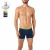 BOSS Boxer Briefs 3er Pack 50458544/967 Trunks, Baumwoll-Stretch, Navy-schwarz, Blau