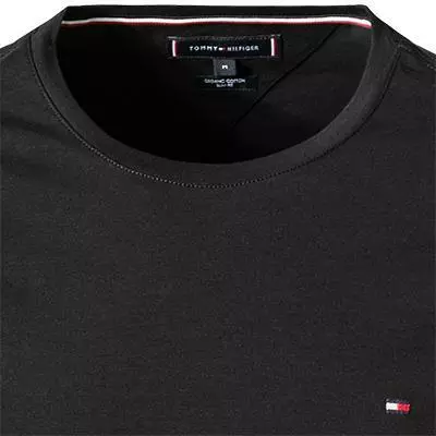 Tommy Hilfiger Longsleeve MW0MW10804/BDS Slim Fit, Bio Baumwolle, Schwarz 3 Tommy Hilfiger Longsleeve MW0MW10804/BDS Slim Fit, Bio Baumwolle, Schwarz – Bild 3