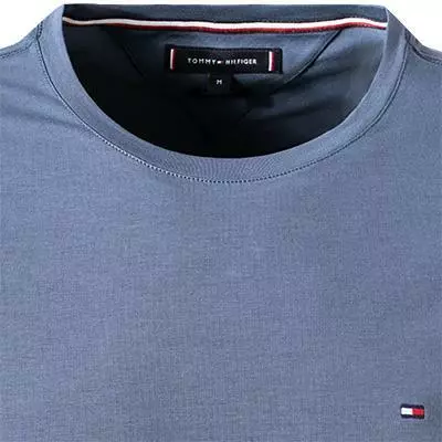 Tommy Hilfiger Longsleeve MW0MW10804/C9T Slim Fit, Bio Baumwolle, Indigo 3 Tommy Hilfiger Longsleeve MW0MW10804/C9T Slim Fit, Bio Baumwolle, Indigo – Bild 3