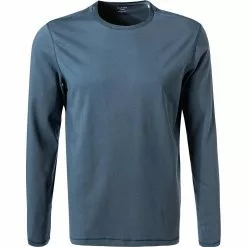 OLYMP Casual Modern Fit T-Shirt 5600/84/13 Longsleeve, Baumwolle, Rauchblau