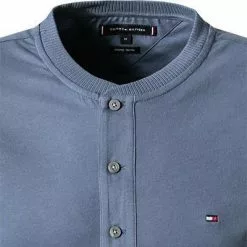 Tommy Hilfiger Longsleeve MW0MW20159/C9T Bio Baumwolle, Indigo -Wäsche Verkaufsshop 376682 norm2