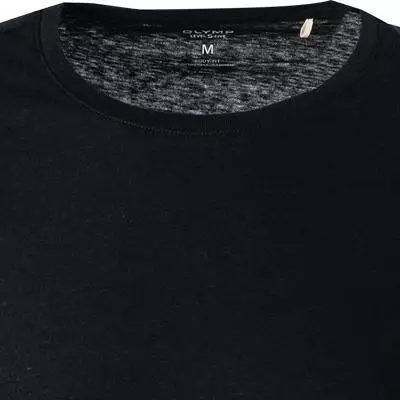 OLYMP Casual Level Five B. Fit T-Shirt 5640/84/18 Longsleeve, Body Fit, Baumwolle-Kaschmir, Marineblau meliert, Marine 3 OLYMP Casual Level Five B. Fit T-Shirt 5640/84/18 Longsleeve, Body Fit, Baumwolle-Kaschmir, Marineblau meliert, Marine – Bild 3