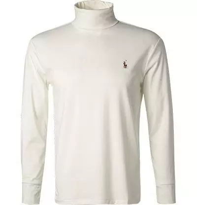 Polo Ralph Lauren Rollkragenshirt 710760126/002 Baumwolle, Creme 2 Polo Ralph Lauren Rollkragenshirt 710760126/002 Baumwolle, Creme – Bild 2
