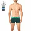 BOSS Trunks 3er Pack 50458488/963 Baumwoll-Stretch, Schwarz-grün-blau, Tannengrün-hellblau-schwarz