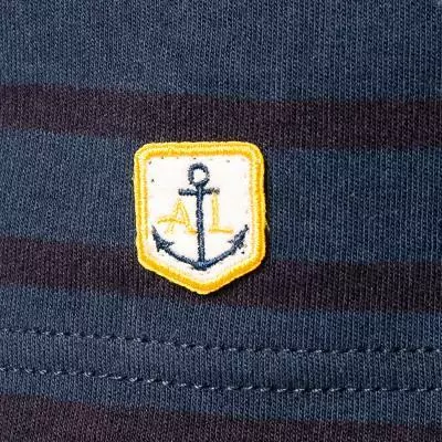 Armor lux T-Shirt 02297/HRX Longsleeve, Baumwolle, Blau gestreift, Blau 4 Armor lux T-Shirt 02297/HRX Longsleeve, Baumwolle, Blau gestreift, Blau – Bild 4