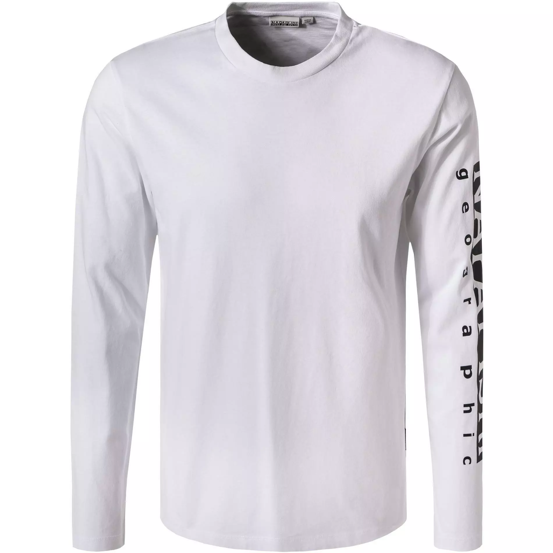 NAPAPIJRI Longsleeve NP0A4FRG/002 Baumwolle, Weiß 1 NAPAPIJRI Longsleeve NP0A4FRG/002 Baumwolle, Weiß