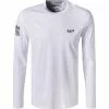 GAS Longsleeve 300222 184451/0001 Bio Baumwolle, Weiß