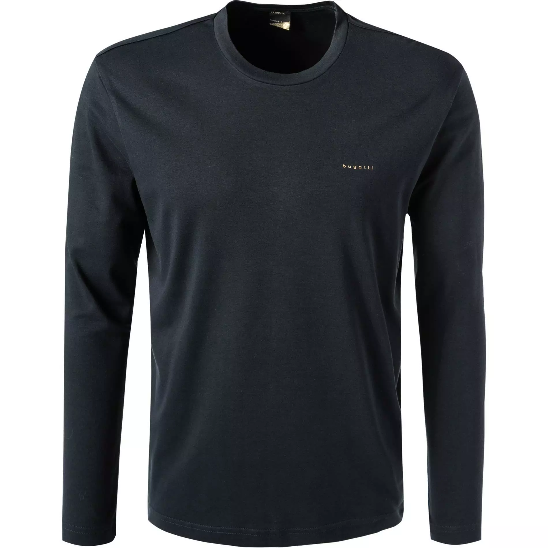 bugatti T-Shirt 8330/85192/390 Longsleeve, Baumwolle, Nachtblau 1 bugatti T-Shirt 8330/85192/390 Longsleeve, Baumwolle, Nachtblau