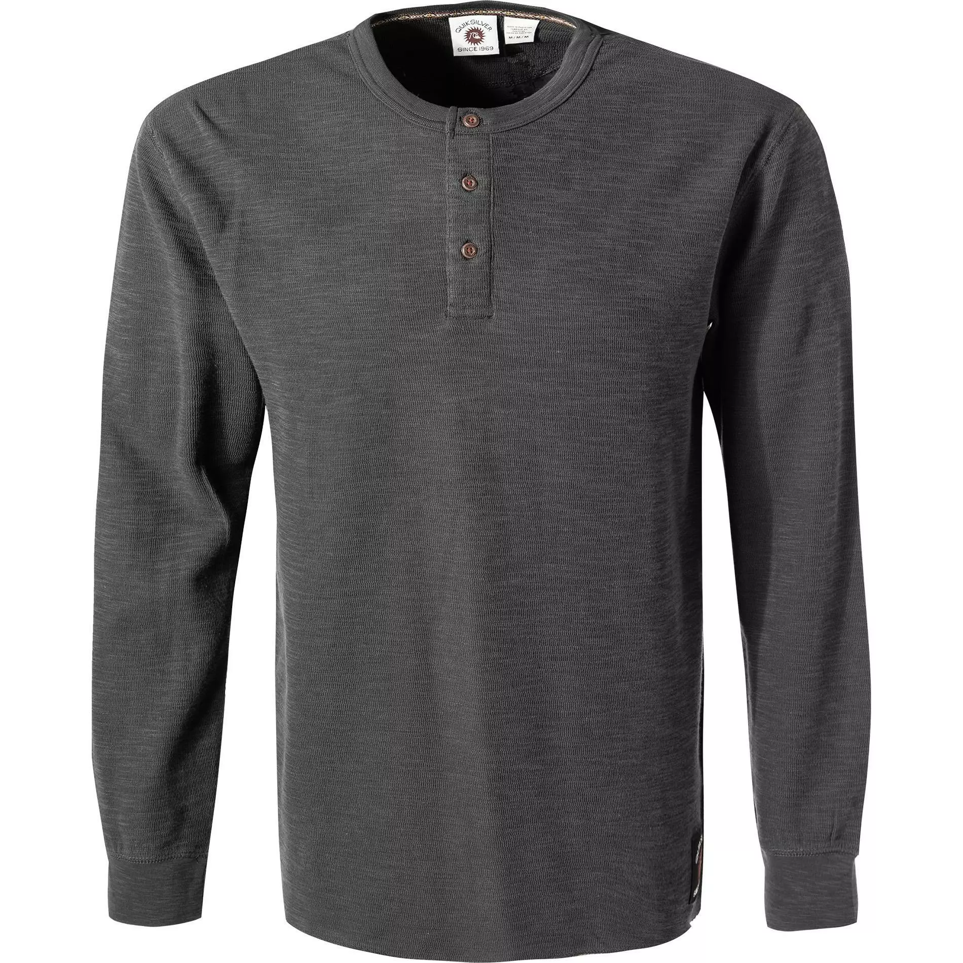 Quiksilver Longsleeve EQYKT04148/KTA0 Baumwolle, Anthrazit meliert, Anthrazit 1 Quiksilver Longsleeve EQYKT04148/KTA0 Baumwolle, Anthrazit meliert, Anthrazit