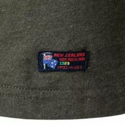 N.Z.A. T-Shirt 21GN701A/1711 Longsleeve, Baumwolle, Dunkelgrün meliert, Dunkelgrün -Wäsche Verkaufsshop 377689 norm3