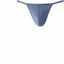 HOM Plumes G-String 359931/00CG Stringtanga, Mikrofaser, Midblue