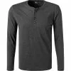 OLYMP Casual Level F. B. F. Longsleeve 5642/84/67 Body Fit, Baumwolle-Kaschmir, Anthrazit meliert, Anthrazit