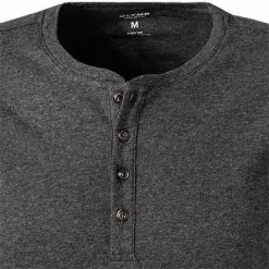 OLYMP Casual Level F. B. F. Longsleeve 5642/84/67 Body Fit, Baumwolle-Kaschmir, Anthrazit meliert, Anthrazit -Wäsche Verkaufsshop 377782 norm2