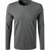 OLYMP Casual Level Five B. Fit T-Shirt 5640/84/60 Longsleeve, Body Fit, Baumwolle-Kaschmir, Mittelgrau meliert, Mittelgrau