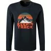 camel active T-Shirt 409643/6T13/47 Longsleeve, Bio Baumwolle, Nachtblau