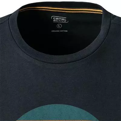 camel active T-Shirt 409643/6T13/47 Longsleeve, Bio Baumwolle, Nachtblau 3 camel active T-Shirt 409643/6T13/47 Longsleeve, Bio Baumwolle, Nachtblau – Bild 3