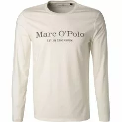 Marc O'Polo Longsleeve 127 2220 52152/101 Bio Baumwolle, Wollweiß