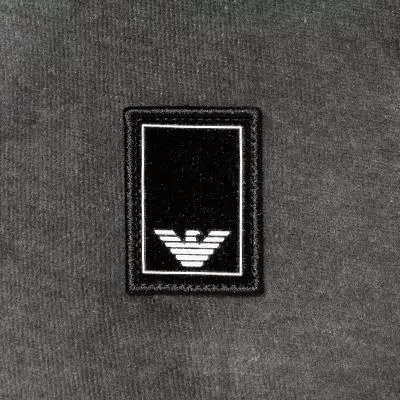 EMPORIO ARMANI Longsleeve 6K1TG9/1JWBZ/0633 Baumwoll-Nicki, Dunkelgrau 4 EMPORIO ARMANI Longsleeve 6K1TG9/1JWBZ/0633 Baumwoll-Nicki, Dunkelgrau – Bild 4