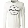 MUSTANG T-Shirt 1011484/2020 Longsleeve, Baumwolle, Weiß