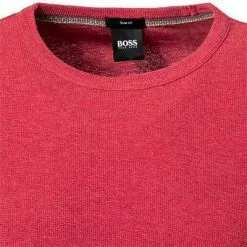 BOSS Longsleeve Tempest 50462773/611 Longleeve, Slim Fit, Baumwolle, Karmesinrot -Wäsche Verkaufsshop 378293 norm2