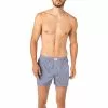 van Laack 171749/Boxer/770 Boxershorts, Baumwoll-Stretch, Blau gemustert, Blau