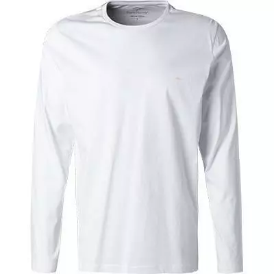 Fynch-Hatton Longsleeve 1221 1510/802 Bio Baumwolle, Weiß 2 Fynch-Hatton Longsleeve 1221 1510/802 Bio Baumwolle, Weiß – Bild 2
