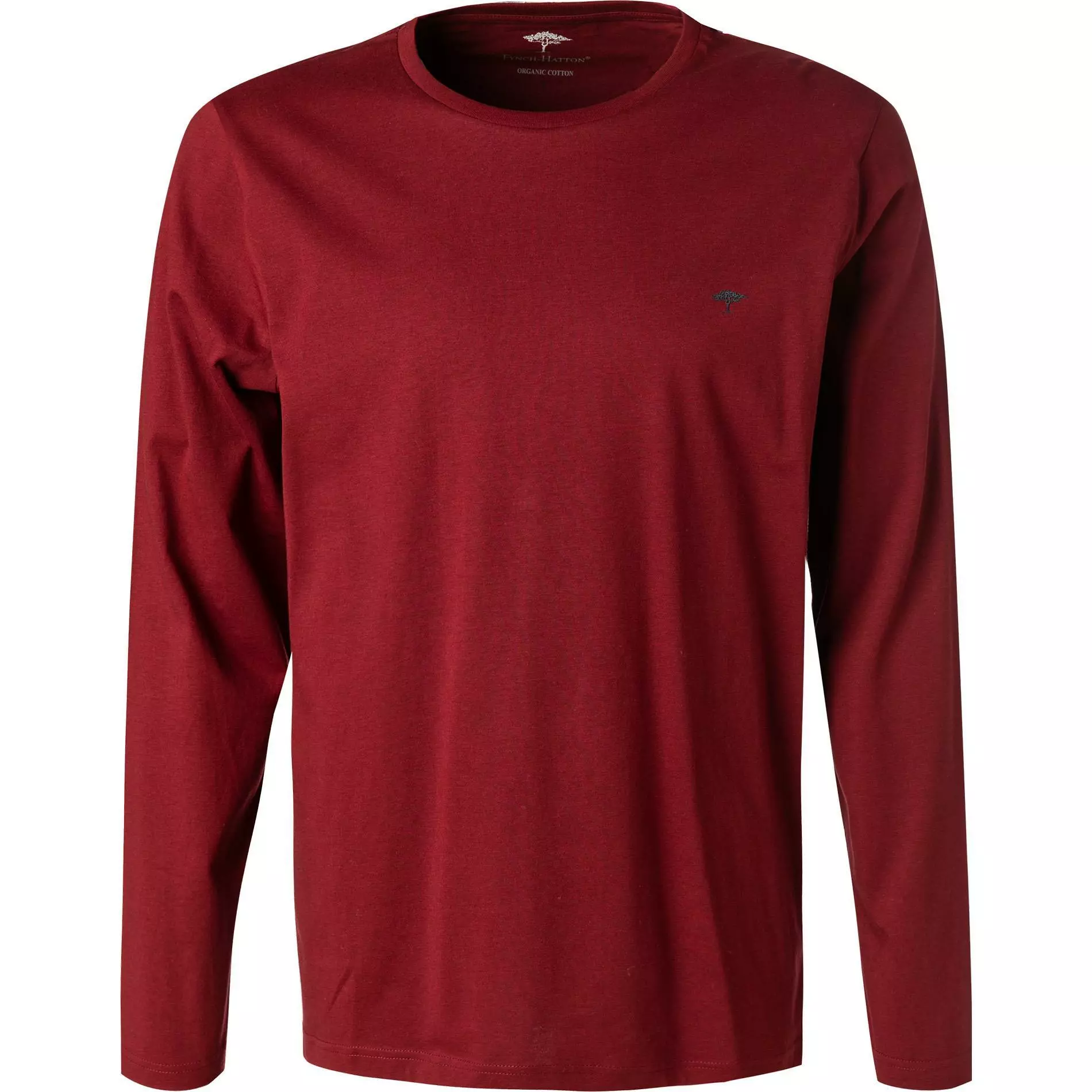 Fynch-Hatton Longsleeve 1221 1510/354 Bio Baumwolle, Rot 1 Fynch-Hatton Longsleeve 1221 1510/354 Bio Baumwolle, Rot