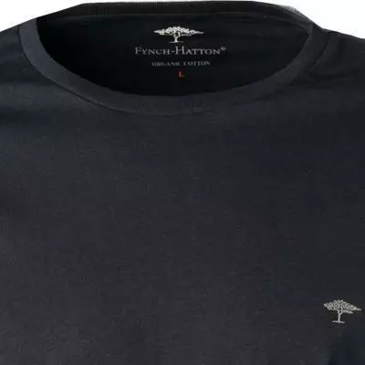 Fynch-Hatton Longsleeve 1221 1510/685 Bio Baumwolle, Navy 3 Fynch-Hatton Longsleeve 1221 1510/685 Bio Baumwolle, Navy – Bild 3