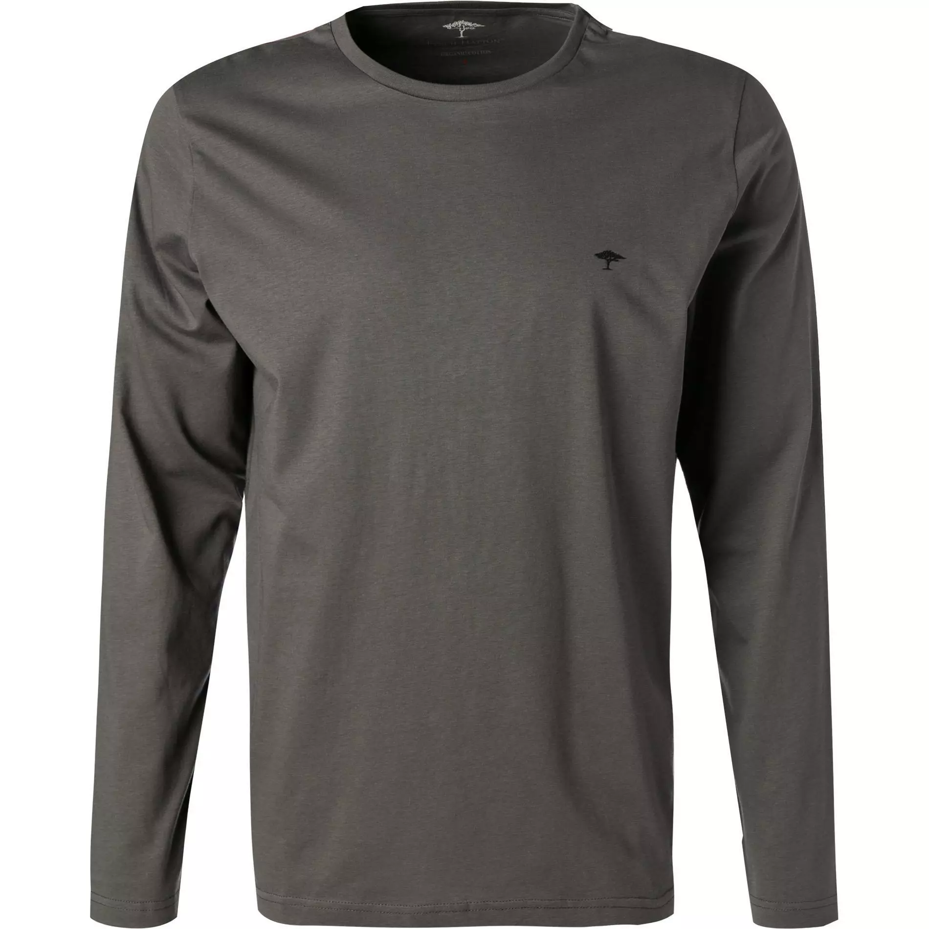 Fynch-Hatton Longsleeve 1221 1510/970 Bio Baumwolle, Asphalt 1 Fynch-Hatton Longsleeve 1221 1510/970 Bio Baumwolle, Asphalt