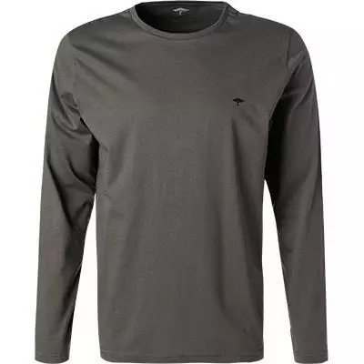 Fynch-Hatton Longsleeve 1221 1510/970 Bio Baumwolle, Asphalt 2 Fynch-Hatton Longsleeve 1221 1510/970 Bio Baumwolle, Asphalt – Bild 2
