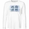 Pepe Jeans T-Shirt Sebastian PM507861/800 Longsleeve, Regular Fit, Baumwolle, Weiß