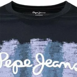 Pepe Jeans T-Shirt Sebastian PM507861/594 Longsleeve, Regular Fit, Baumwolle, Nachtblau 7 Pepe Jeans T-Shirt Sebastian PM507861/594 Longsleeve, Regular Fit, Baumwolle, Nachtblau -Wäsche Verkaufsshop 378803 norm2