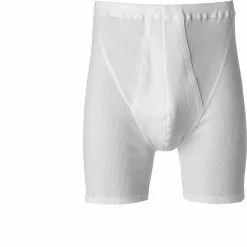 CALIDA Boxer 20710/001 Trunk, Baumwolle Feinripp, Weiß