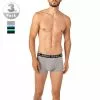 BOSS Trunks 3er Pack 50458488/964 Baumwoll-Stretch, Grau-schwarz, Schwarz-grau
