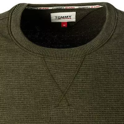 TOMMY JEANS Longsleeve DM0DM11433/MRZ Baumwolle, Dunkelgrün 3 TOMMY JEANS Longsleeve DM0DM11433/MRZ Baumwolle, Dunkelgrün – Bild 3
