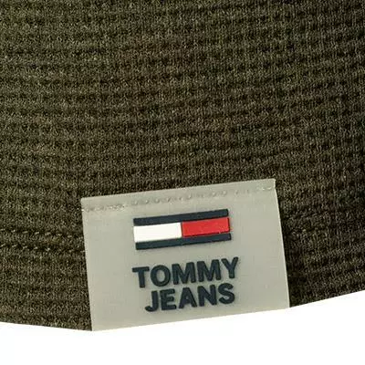 TOMMY JEANS Longsleeve DM0DM11433/MRZ Baumwolle, Dunkelgrün 4 TOMMY JEANS Longsleeve DM0DM11433/MRZ Baumwolle, Dunkelgrün – Bild 4