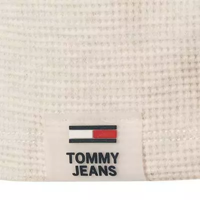 TOMMY JEANS Longsleeve DM0DM11433/YBR Baumwolle, Ecru meliert, Weiß 4 TOMMY JEANS Longsleeve DM0DM11433/YBR Baumwolle, Ecru meliert, Weiß – Bild 4