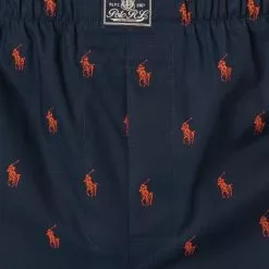 Polo Ralph Lauren Boxers 3er Pack 714830273/005 Boxershorts, Baumwolle, Navy-rot gemustert, Navy-rot -Wäsche Verkaufsshop 379131 norm4