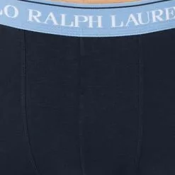Polo Ralph Lauren Trunks 3er Pack 714830299/032 Baumwoll-Stretch, Marineblau, Weinrot-hellblau-gelb -Wäsche Verkaufsshop 379133 norm5