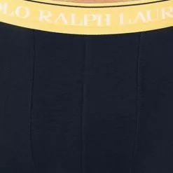 Polo Ralph Lauren Trunks 3er Pack 714830299/032 Baumwoll-Stretch, Marineblau, Weinrot-hellblau-gelb -Wäsche Verkaufsshop 379133 norm6